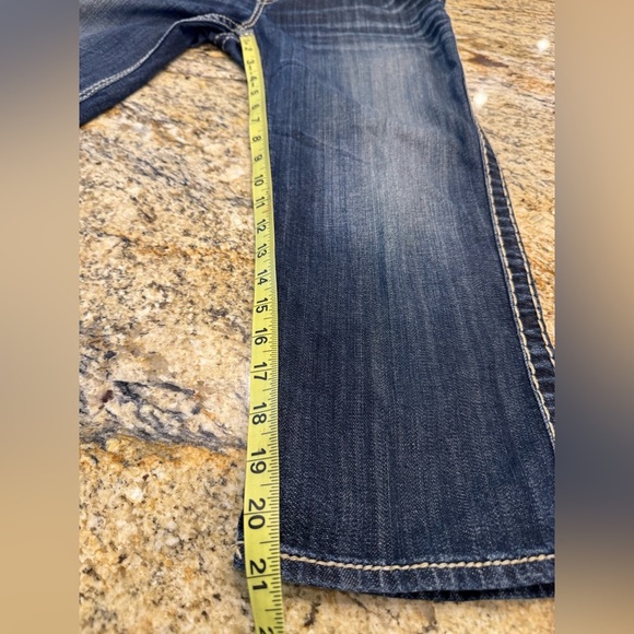 Silver Jeans Women’s Size 31 Mckenzie Capri Flap Pockets Stretch Denim - Picture 12 of 12